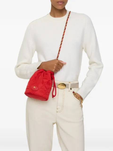 Burberry Horseshoe chain pouch Red 8118452