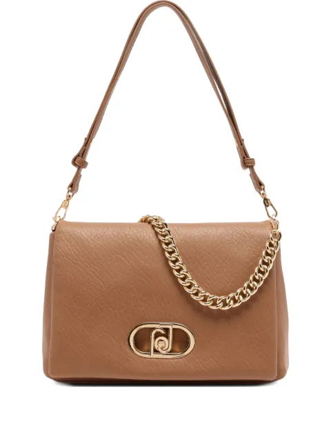 LIU JO large LaPuffy logo-clasp chain-strap shoulder bag Brown AF5147E0161