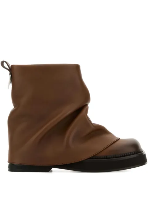 The Attico Mini Robin ankle boots Brown 251WSH00832LBT115AA