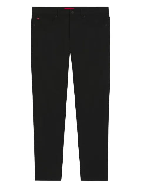 HUGO logo-plaque jeans Black 50547253
