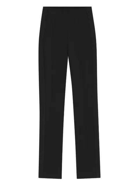 BOSS side-seam wool straight trousers Black 50548205
