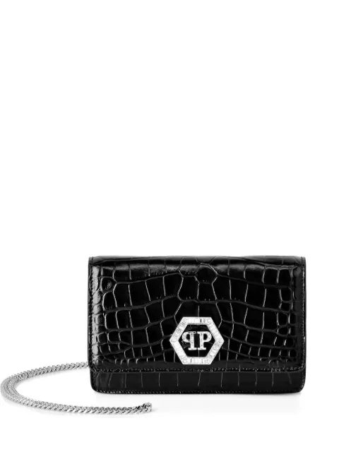 Philipp Plein Hexagon bag cocco crystal Black FAEAWBA2119PLE010N