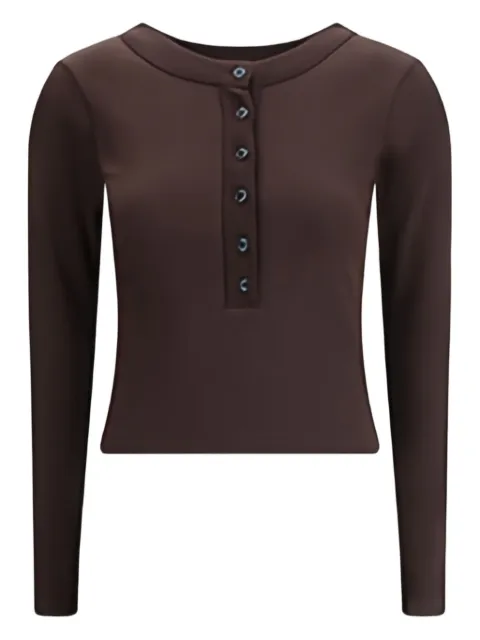 Citizens of Humanity ribbed long-sleeve top Brown 94003004