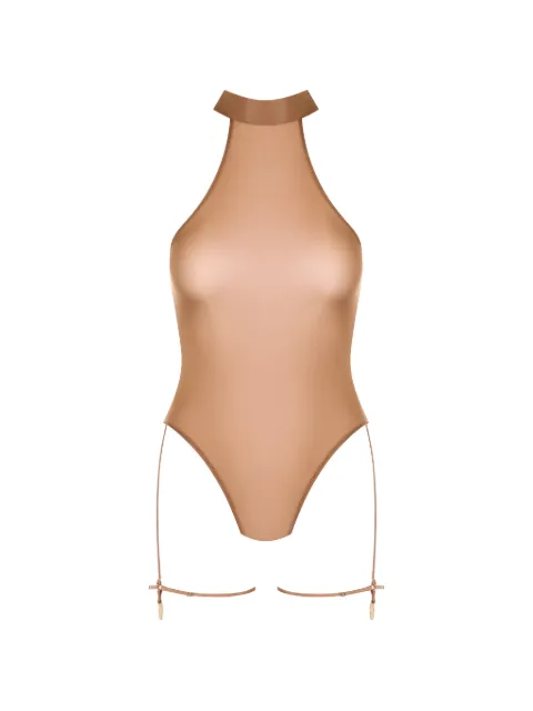 Maison Close French Kiss Light bodysuit Neutrals 564147