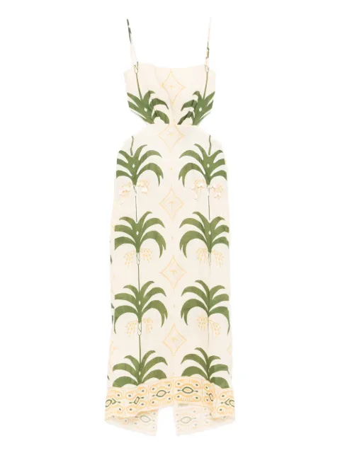 Johanna Ortiz Tactile Winds maxi dress Neutrals PT03427