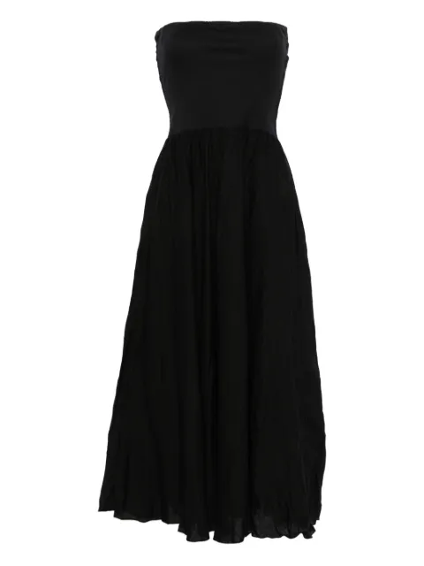 Johanna Ortiz panelled maxi skirt Black PT02157
