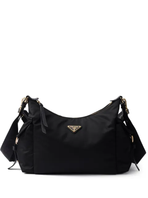 Prada Explore large Re-nylon and leather bag Black 1BC264VNOORDLN