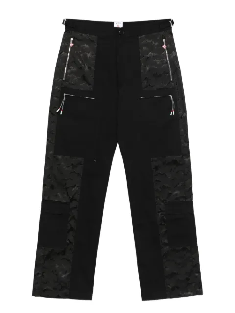 Casablanca mountain-print pocket trousers Black MPF25TR32201