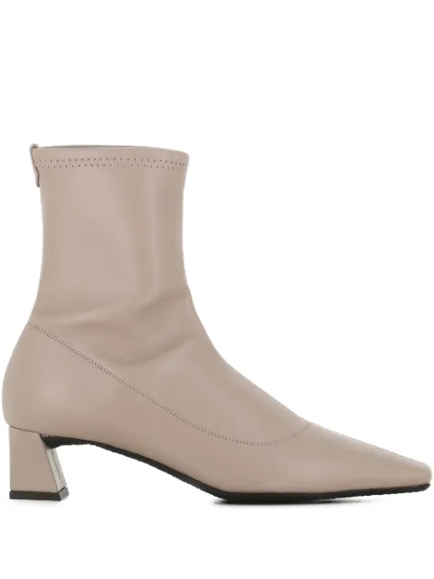 Giuseppe Zanotti square-toe block-heel boots Neutrals I570001005
