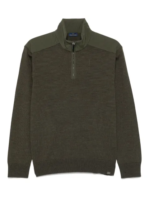 Paul & Shark half-zip wool sweater Green 99311021