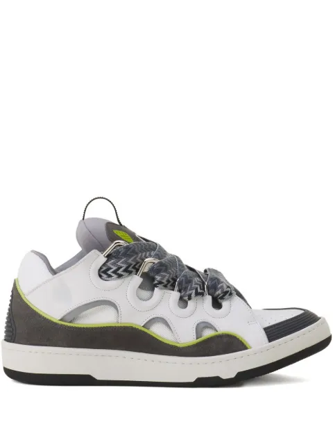 Lanvin Curb perforated sneakers White FUSKDK12BICOE25