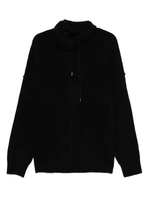 Isabel Benenato cowl-neck sweater Black UK05F25