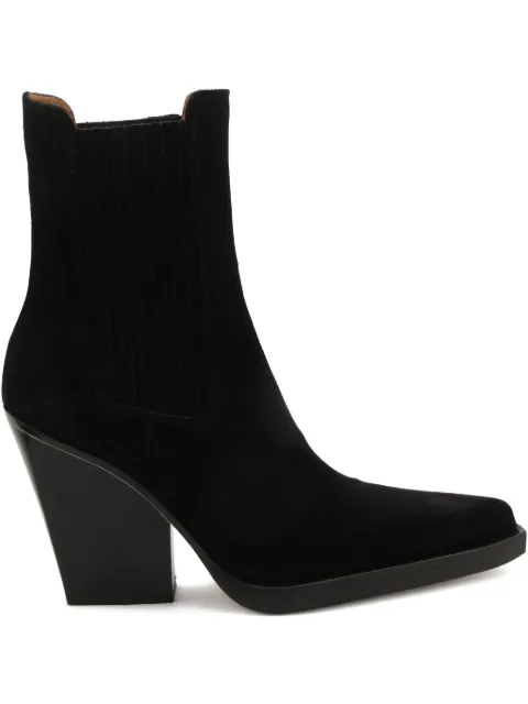 Paris Texas elastic-panel pointed-toe boots Black PX613XV003BLACK