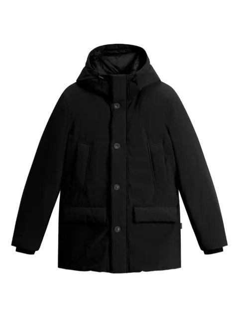 Woolrich button-fastening wool jacket Black CFWOOU2092MRUT5182