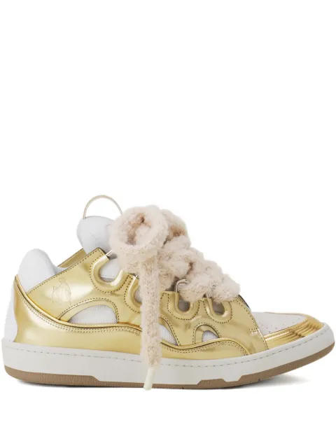 Lanvin rope-lace sneakers White FUSKDK12METAH25