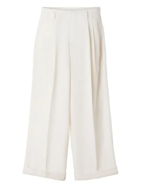 Lanvin pleated-details trousers White RMTR00044885H25