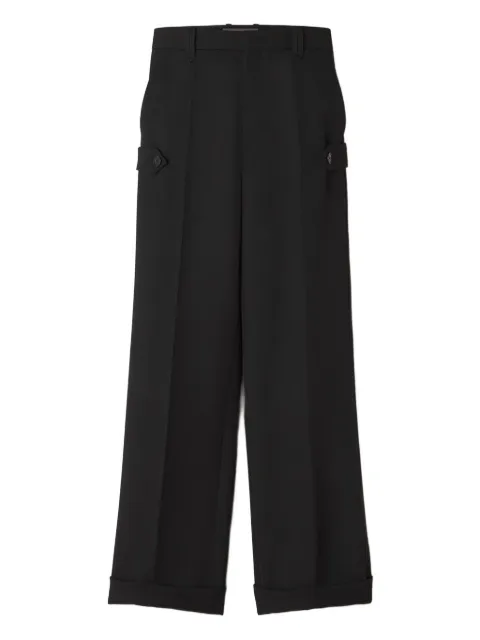 Lanvin button-details trousers Black RMTR00134725H25