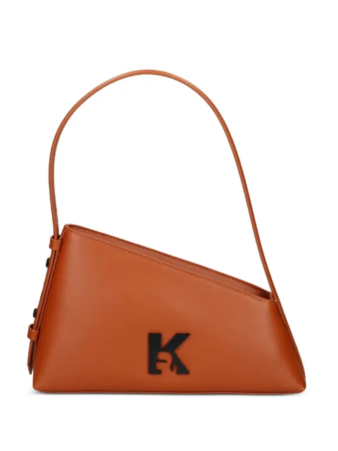 Karl Lagerfeld Jeans leather K-logo satchel Orange A1W30334