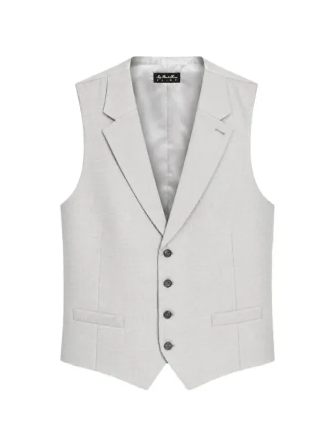 LUIGI BIANCHI MANTOVA Lubiam button-fastening waistcoat Grey 9161721388GRIS