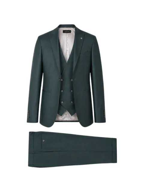 LUIGI BIANCHI MANTOVA three-piece tailored suit Green 533130434381380