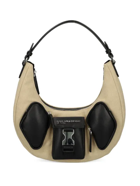 Karl Lagerfeld Jeans small crescent pocket shoulder bag Neutrals A3W30235