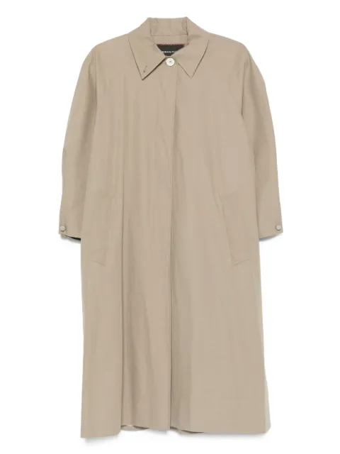 Fabiana Filippi button-fastening raglan-sleeve coat Neutrals CTD215F229L5100000