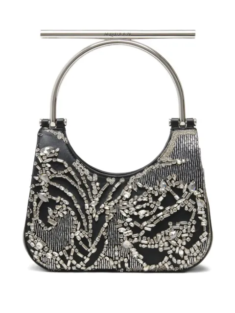 Alexander McQueen T-Bar mini bag Black 806649
