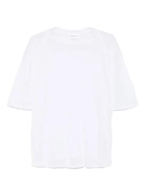 Victoria Beckham drape sleeve T-shirt White 1324JTS005678A