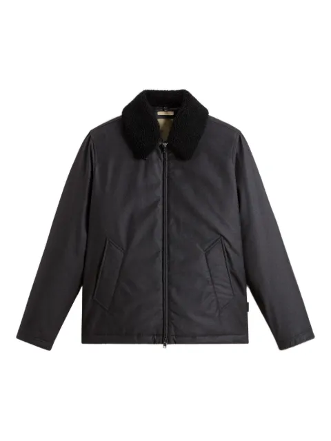 Woolrich sherpa-collar padded jacket Grey CFWOOU2049MRUT2490
