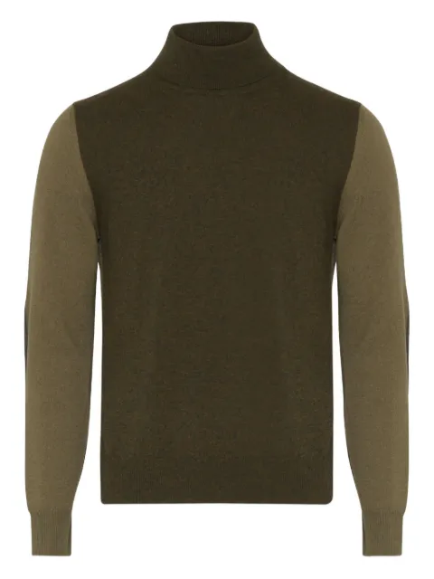 Maison Margiela ribbed turtleneck sweater Green S67HL0012M13177