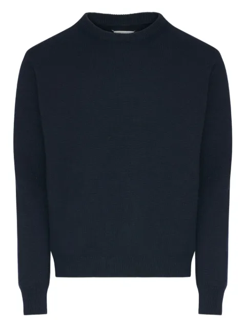 Maison Margiela crew-neck cashmere sweater Blue S50HL0043M13145