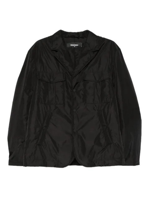 DSQUARED2 flap-pocket buttoned jacket Black S74BN1327S54981