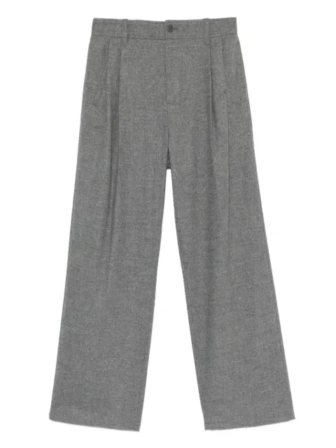 SIMKHAI pleated wide-leg trousers Grey 5254029CHRCLMLNG