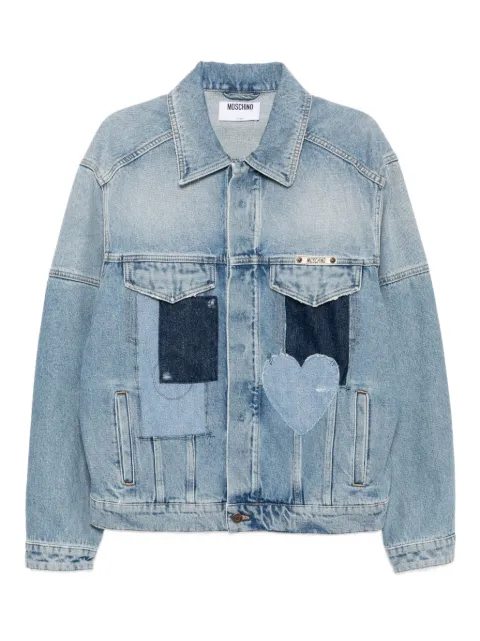 Moschino patchwork denim jacket Blue 252ZZA061252231281