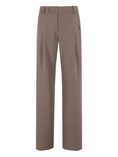 Federica Tosi pleated-front trousers Brown 30804313097