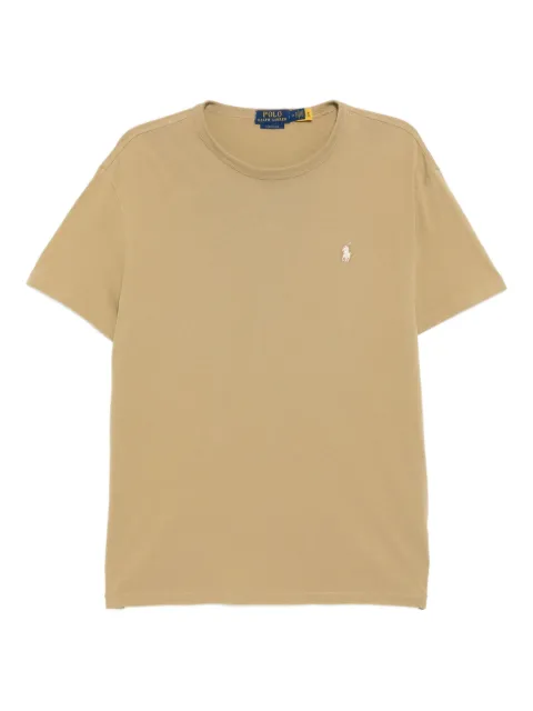 Polo Ralph Lauren embroidered-logo cotton T-shirt Neutrals 710916698033
