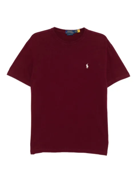 Polo Ralph Lauren embroidered-logo cotton T-shirt Red 710916698035