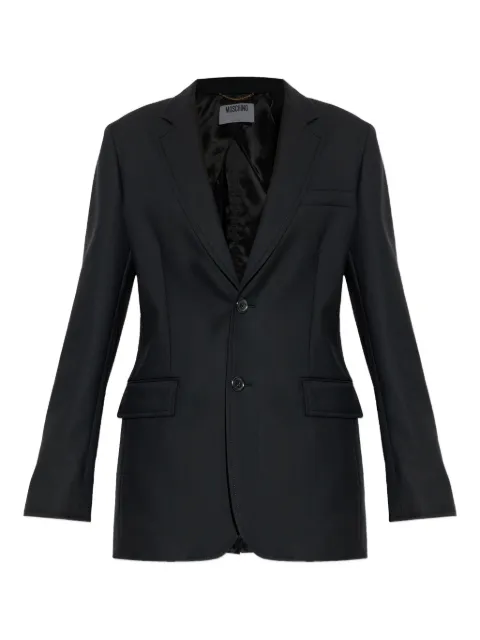 Moschino single-breasted blazer Black 252EA05155538