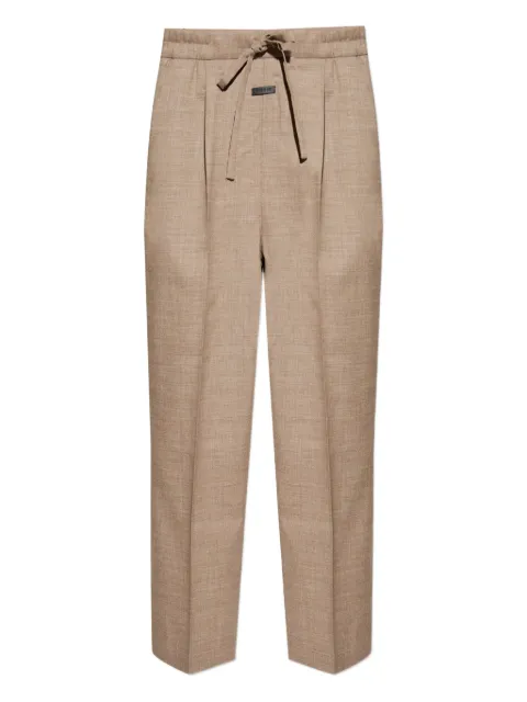 Fear Of God pleated-front drawstring trousers Neutrals FG25FW65650TRW