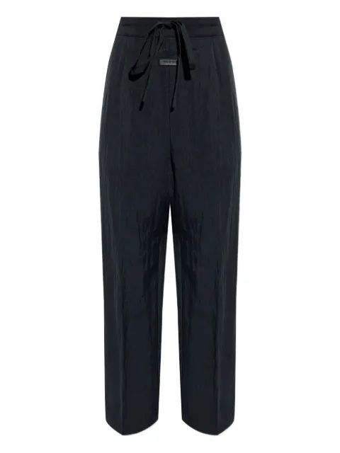 Fear Of God pleated-front drawstring trousers Black FG25FW65650BTN