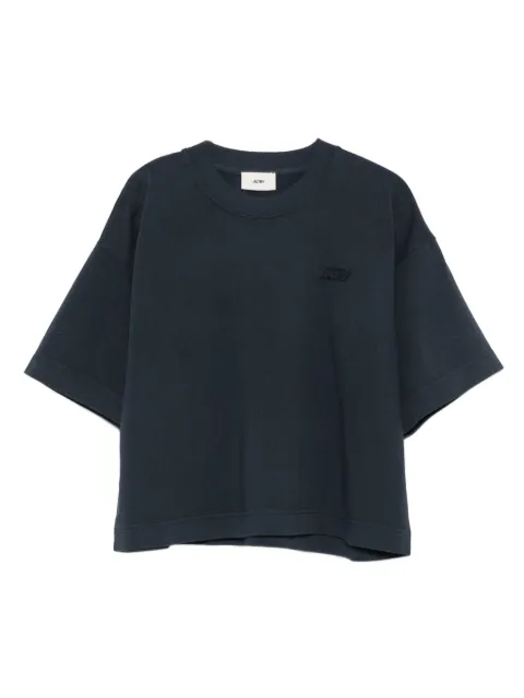 Autry embroidered-logo short-sleeve T-shirt Blue TSPWI8OV