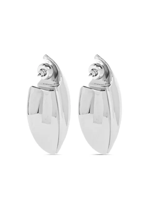 Givenchy Cocoon curved-shape earrings Silver BF1145F003