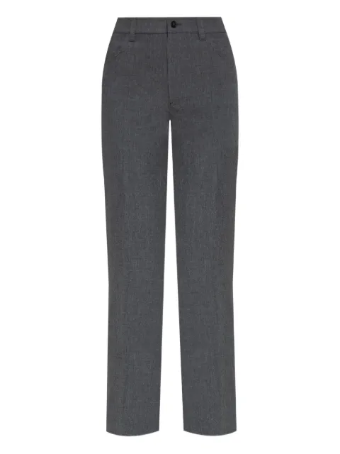 The Attico button-fastening trousers Grey 251WCP00273PLL007AA
