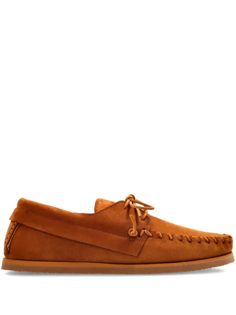 MARANT leather lace-up moccasin boat shoes Brown MC0029HAC3A02N