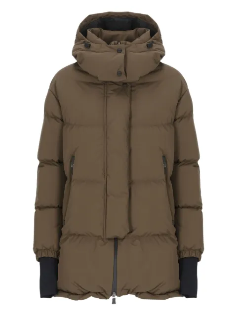 Herno quilted hooded puffer jacket Brown PI002047D12840