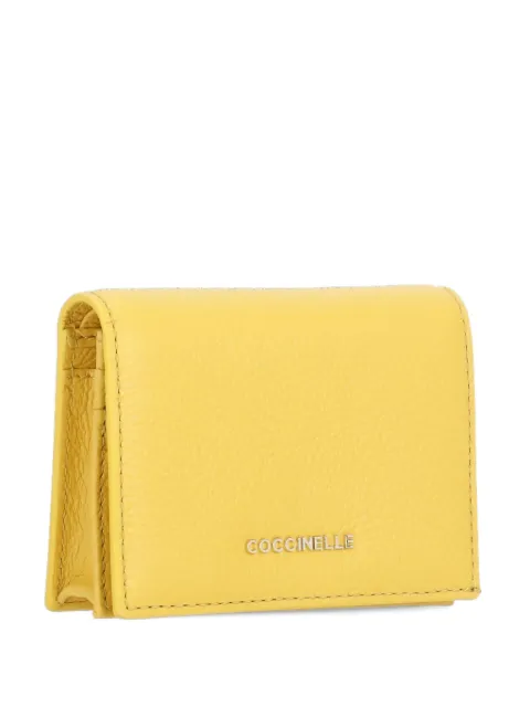 Coccinelle pebbled leather wallet Yellow E2MW5172101
