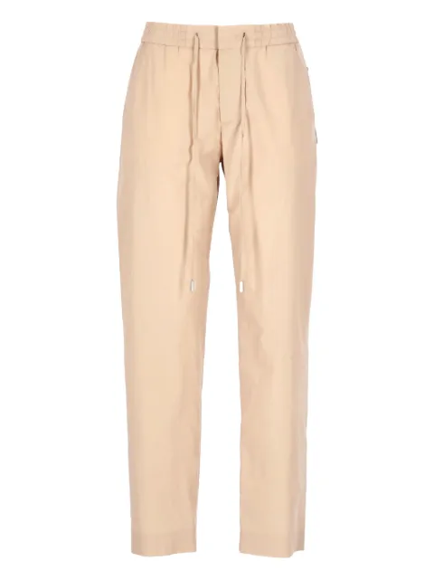 PT Torino drawstring-waist cotton trousers Neutrals CDVSRKZ00STDFT69