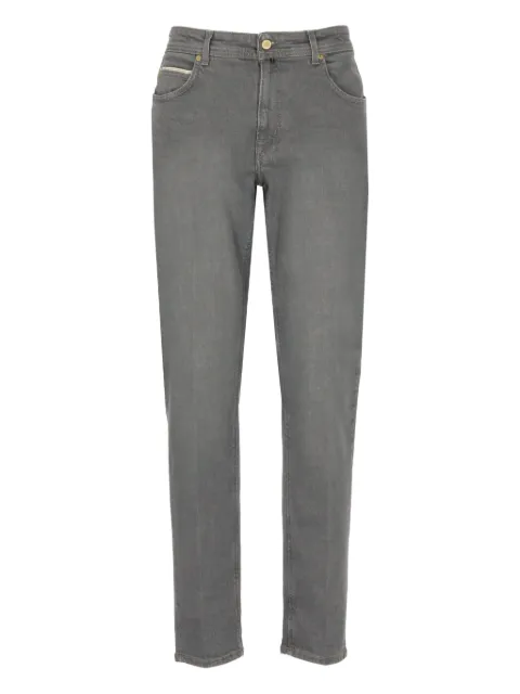 Briglia 1949 five-pocket zip-fly trousers Grey RIBOTC32514264800070