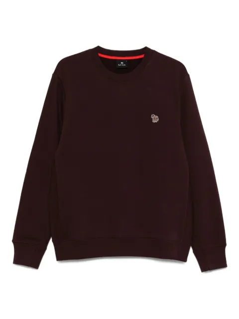 PS Paul Smith logo-embroidered crew-neck sweater Red M2R027RZT21116