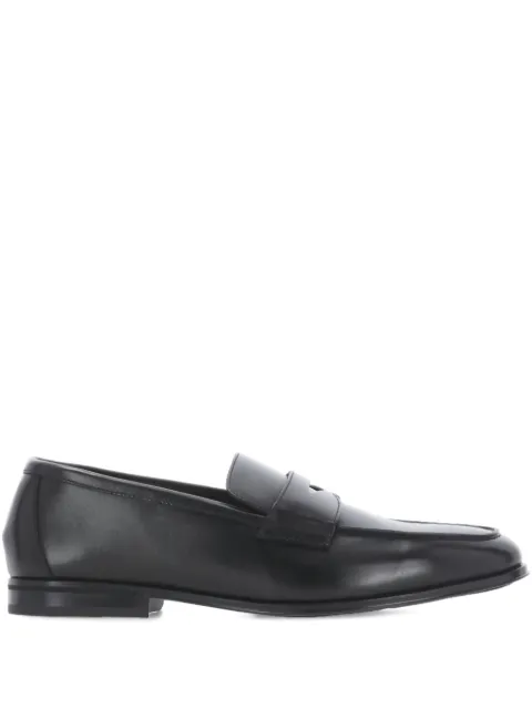 Doucal's penny leather loafers Black DU3382NOTTUY159NN00DECONEROFDONERO